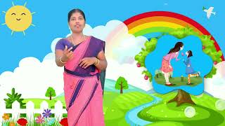 Chinna Chinna  Action Song தமிழ் முன்பருவ குழந்தைகளுக்கான பாடல்  Anganwadi Worker Tamil Rhymes [upl. by Artied]