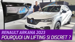 Découverte du Renault Arkana restylé au Salon de Lyon 2023 [upl. by Aicilet]