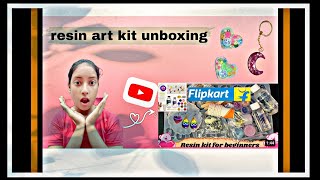 Unboxing resin art kit😜❤️resin arthoor crafts [upl. by Luane665]