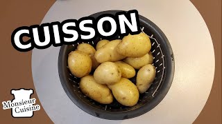 CUISSON DES POMMES DE TERRE AVEC LE MONSIEUR CUISINE 🥔🥔🥔  PATATES A LA PEAU [upl. by Inalan]