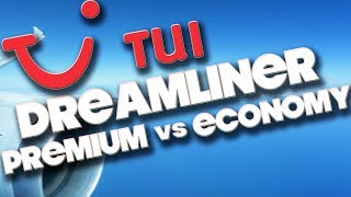 TUI DREAMLINER  PREMIUM Vs ECONOMY  GATWICK TO ORLANDO [upl. by Lesh579]