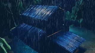 🔴 Rain on a Tin Roof for Sleeping 247 Deep Sleep with Heavy Rain amp Heavy rain Storm for sleeping [upl. by Lubeck]