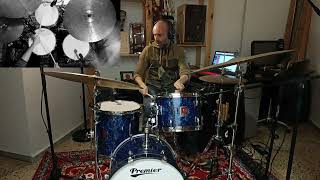 Carter MClean Drum Cover  Premier Artist Heritage Drums High Tunning [upl. by Atteoj]