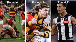 Best Game of Every Round of the 2024 AFL Season [upl. by Annora128]