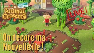 Animal Crossing New Horizons  On décore ma Nouvelle île [upl. by Nerraw]