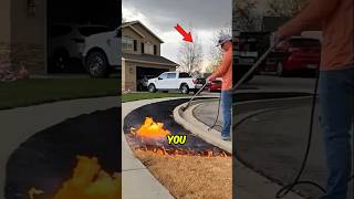 He Burns Lawn then this Happened 😱 [upl. by Christie197]