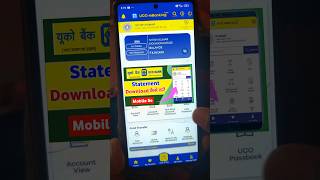 Uco ABnk Statement Kaise Nikale  Uco Bank Mpassbook Se Bank Statement Kaise Nikale [upl. by Peggy654]