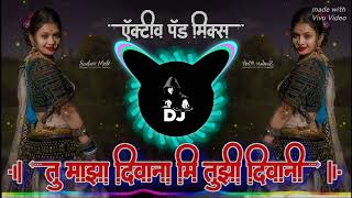 DJ song remix jhapak jhapak तु माझा दिवाना मी तुझी दिवाणी🎉🎉🎉💝💝💝 [upl. by Amaj]