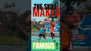 THE SKILL MAKESFAMOUS viralshots viralvideos viralbasketball highlights basketball viralreels [upl. by Ayot]