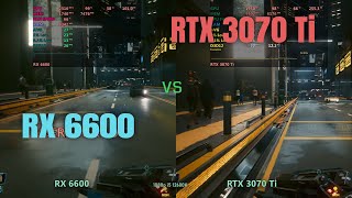 RX 6600 vs RTX 3070ti [upl. by Bathulda]