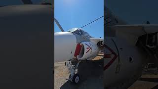 Grumman A6 Intruder out at the Oakland aviation museum [upl. by Yoccm]