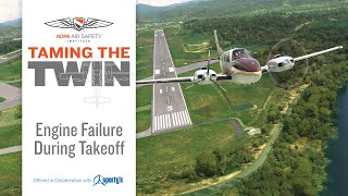 Taming the Twin Engine Failure During Takeoff [upl. by Anital]