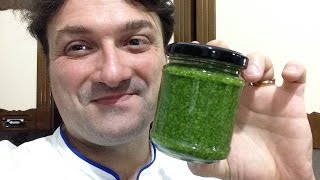 Pesto a la Genovesa receta italiana original [upl. by Esemaj]