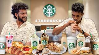 Full Menu Starbucks കഴിച്ചാൽ 10000 രൂപ [upl. by Shurlocke348]