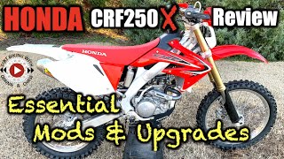 Honda CRF250X Review  Tips and my first impression of the bike  2015 Honda CRF250X  GoPro Hero 8 [upl. by Raffaj]