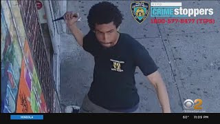 Police seek suspect caught on camera stabbing teen in Brooklyn [upl. by Renee320]