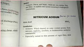 Nitricum Acidum  physical generals  pain in nitric acid [upl. by Cathrin73]