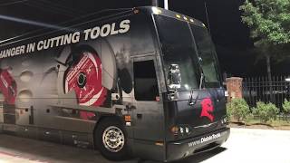 Fully Wrapped Prevost H345  Diablo Cutting Tools the Game Changer  Tour Bus [upl. by Nnep]