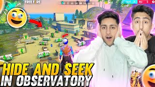 Hide And Seek In Observatory 10000 Diamonds Challenge  Garena Free Fire [upl. by Kleon]