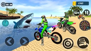 Motocross beach Bike Exteme Stunt 3d Driving 12  Motorbike Racing Best Bike Game Android Gameplay [upl. by Goober]