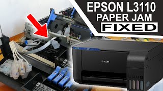 Epson L3110 Paper Jam Error Fixed [upl. by Dail373]