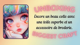 UNBOXING biggestcraft 12 crossstitch pointdecroix [upl. by Steck]