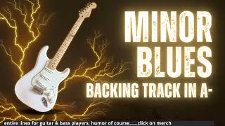 A Minor Blues backing track Lockdown Blues CD backingtrack backingtracksforguitar minorblues [upl. by Milissent]