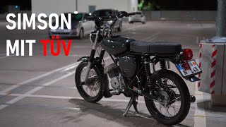 TÜV SIMSON mit 85 CCM Sowas ist LEGAL 🔥🔥🔥 [upl. by Namlas597]