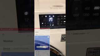 How To  Remote Start  LG Washer amp LG ThinQ app [upl. by Greenleaf266]