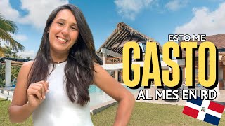 CUANTO CUESTA VIVIR EN REP DOMINICANA ESTO ME GASTO EN UN MES 🇩🇴  CARLA VLOGS [upl. by Kisung]