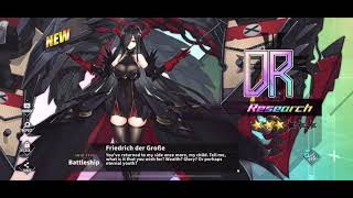 Azur Lane  Friedrich der Grosse Construction PR2 [upl. by Stetson]