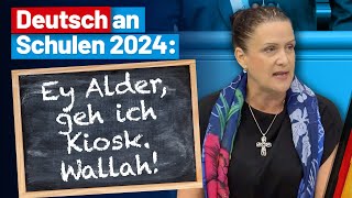 Migrationskrise Wollen Sie Deutsch oder „Kanack“ sprechen Nicole Höchst  AfDFraktion Bundestag [upl. by Radborne]