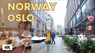 4K Oslo Walk 🇳🇴 Elegant Areas of Oslo Norway 4K Scandinavian Lifestyle [upl. by Reppiks]