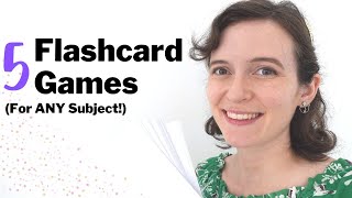 5 FUN Flashcard Games for ANY Subject  Kinesthetic Learning Activities [upl. by Neerbas]