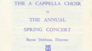 JSU A Cappella Choir Spring 1986 part 3 Bayne Dobbins [upl. by Guildroy]