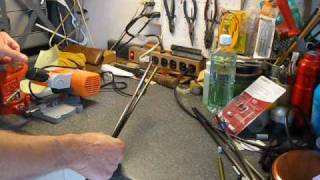 Making ultra light tent poles for a Wenzel Star Lite backpacking tent  revised [upl. by Bilek]