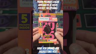 PANINI PREMIER LEAGUE ADRENALYN XL 2025 POCKET TIN OPENING youtubechamps premierleague shorts [upl. by Nerret293]