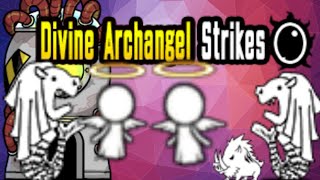 Divine Archangel Strikes Level 20  The Battle Cats [upl. by Auqenehs316]