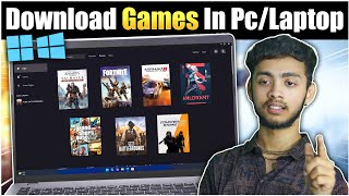 How to Download Games in PcLaptop 2024  Play Games For Free💯  Install Games in Windows🎮💻 [upl. by Fanestil]