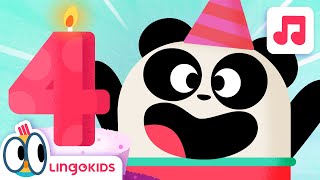 Happy Birthday Song for 4YearOlds 🎂4️⃣🎈 Songs for kids  Lingokids [upl. by Ocsecnarf624]