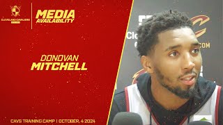 Donovan Mitchell On Cavs Pace Advocating For Cleveland WNBA Team Pitching Davante Adams To Cowboys [upl. by Einnep]