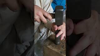 The making of hammered coins metaldetecting shorts [upl. by Rehtaef]