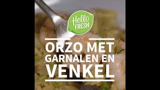 Orzo met garnalen en venkel [upl. by Leksehc]