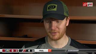 Frederik Andersen PostGame Interview  Florida Panthers vs Carolina Hurricanes [upl. by Matuag]