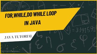 Mastering Java Loops For While and DoWhile Explained  Code360 [upl. by Laws]