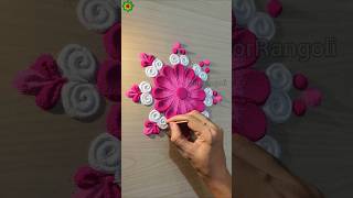 Rangoli designs for diwali simple and easy rangolidesign diwalirangoli shorts [upl. by Weston]