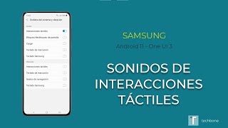 Sonidos de interacción táctil  Samsung Android 11  One UI 3 [upl. by Winzler]