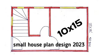 10x15 house plan ll 1 bhk small home design ll 150 sqft ghar ka naksha viral tranding shorts [upl. by Aicatsan468]