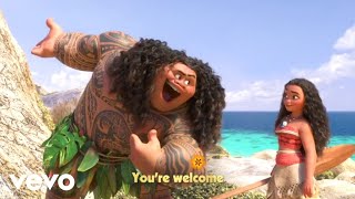 Dwayne Johnson  Youre Welcome From quotMoanaquotSingAlong [upl. by Euphemiah112]