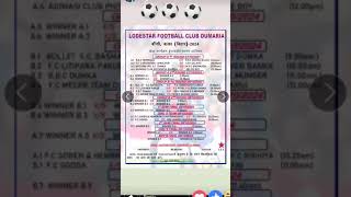 Lodestar football club Dumaria 2024 [upl. by Lleroj]